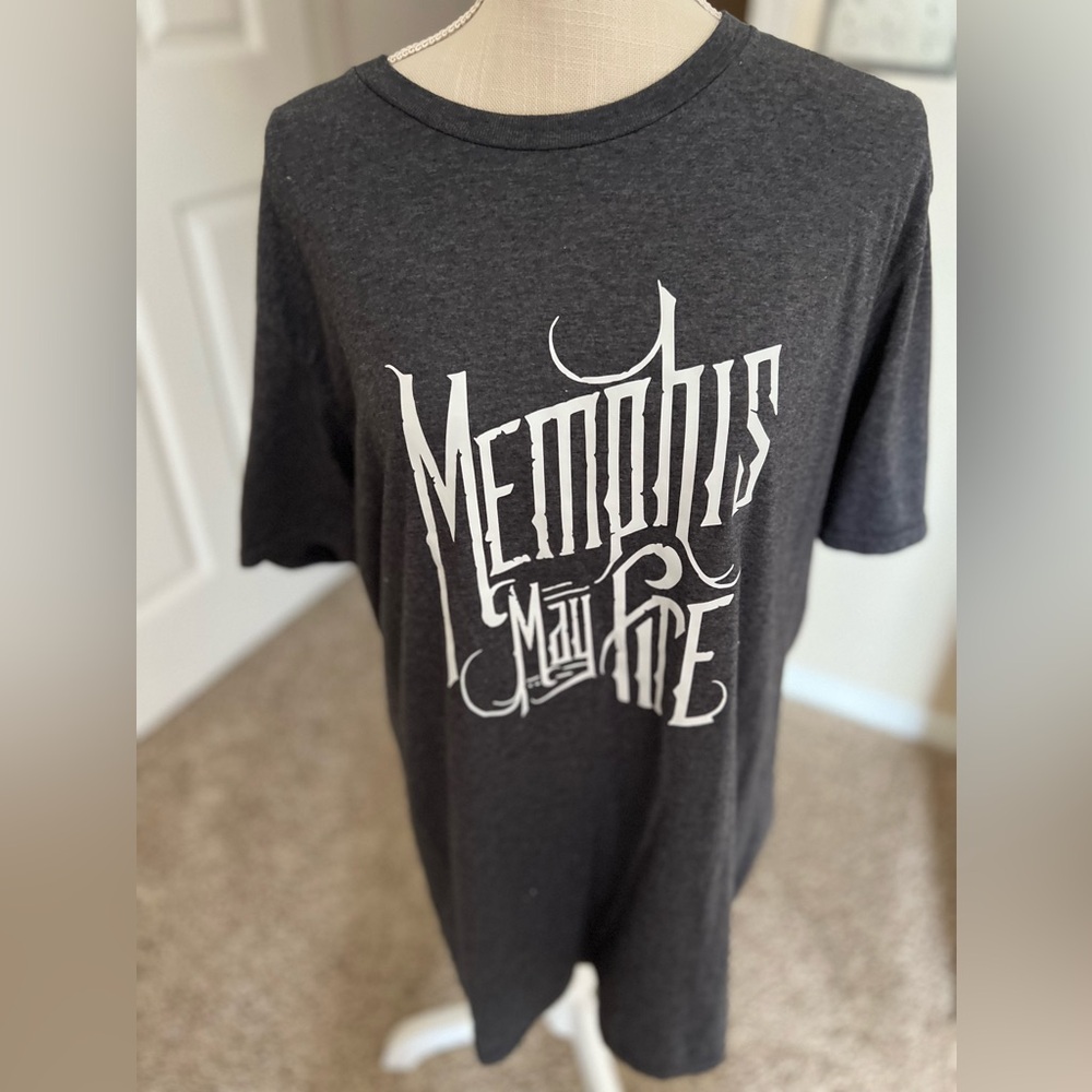 Memphis Mayfire Concert Tshirt. Lightweight Heather gray size XL. Never worn.